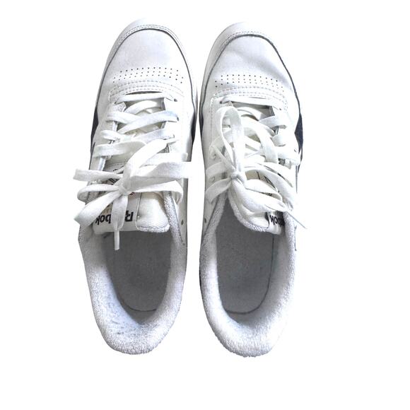 Reebok Classic White Leather Sneakers Women’s 9 US Club C - Picture 2 of 8